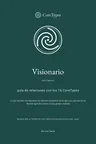 Portada de la «Guía de relaciones con los 16 CoreTypes» para el tipo Visionario: fondo verde azulado oscuro con un icono de espiral en el centro